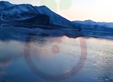 جوشیدن ناگهانی یک چشمه در دریاچه ارومیه