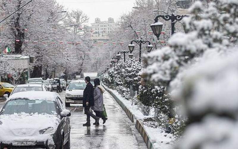 این منطقه تهران میزبان بارش برف و باران