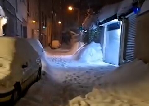 برف هم در تهران طبقاتی شد!