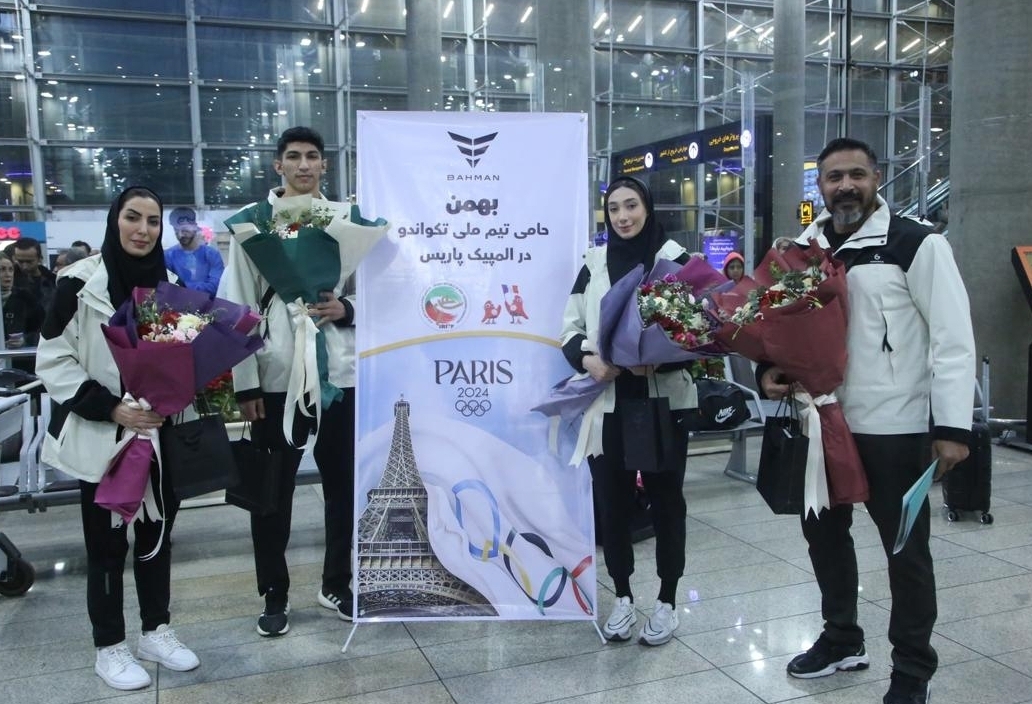 استقبال گروه بهمن به عنوان حامی تیم ملی تکواندو از رقابت های کسب سهمیه المپیک