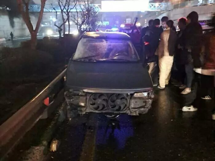 ۲ کشته در تصادف ۲ پژو در تهران +عکس