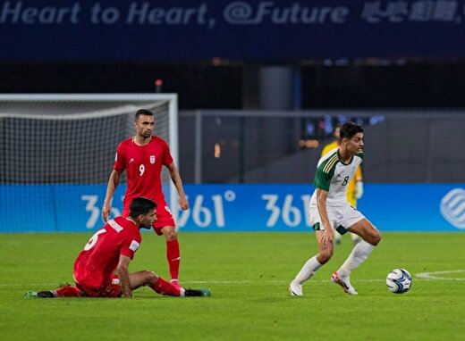 تساوی تیم ملی ب ایران با عربستان در آسیایی هانگژو
