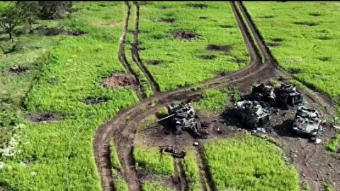 جهنم تانک‌ها در جنگ اوکراین؛ انهدام 24 زرهی!
