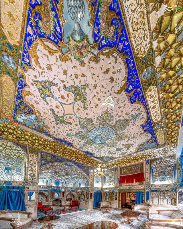 معماری زیبای درون خانه شهید اول در اصفهان