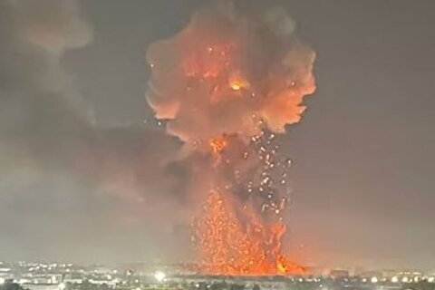 لحظات انفجار عظیم ازبکستان با ابر قارچی