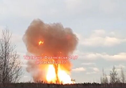 انفجار عظیمی که غرب اوکراین را لرزاند