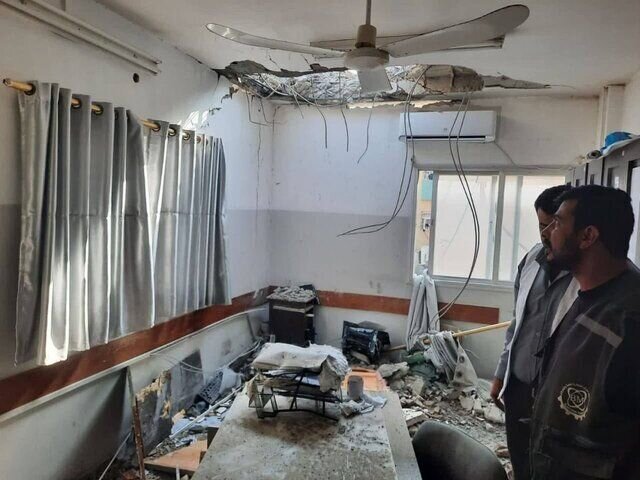 تصاویر وضعیت اتاق عمل بیمارستان‌های غزه