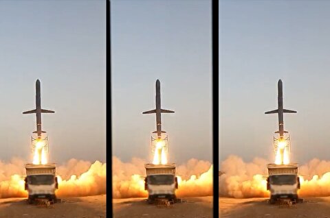 لحظه تست پرتاب دوربردترین موشک کروز ایران
