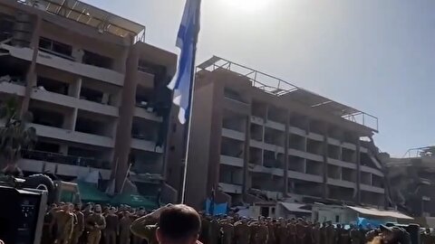 برپایی صبحگاه ارتش اسرائیل در نوار غزه!