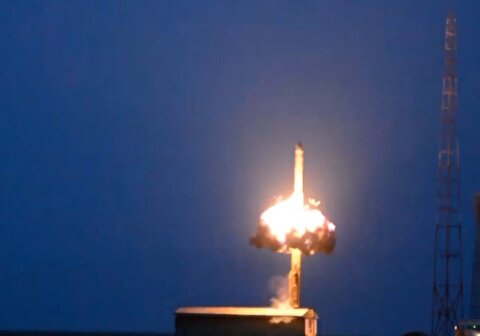 لحظه پرتاب موشک عظیم روسیه که خبرساز شد