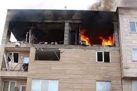 انفجار یک منزل مسکونی بر اثر نشتی گاز
