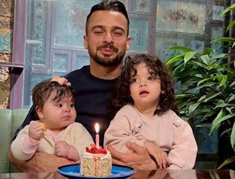 جشن تولد ستاره پرسپولیس به همراه دو دخترش