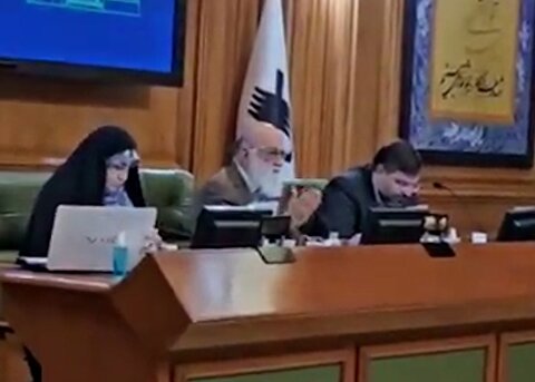 اشک‌های بامزه چمران در شورای شهر تهران