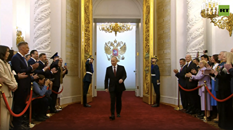 مراسم باشکوه تحلیف پوتین به عنوان ریاست جمهوری