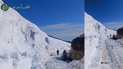 ارتفاع سه متری برف در اطراف ارومیه!