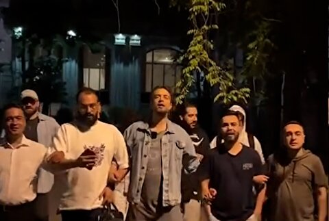حرکات عجیب بنیامین بهادری و هوادارانش در خیابان