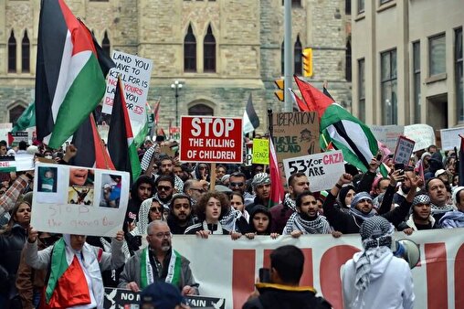 اعتراضات بی سابقه دانشگاه های آمریکا در حمایت از غزه و محکومیت اسرائیل+ فیلم و عکس/ اعتراضات به کانادا و اروپا رسید