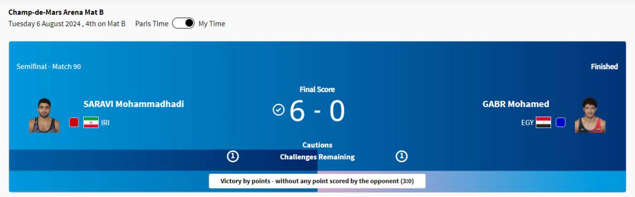 پوشش زنده المپیک ۲۰۲۴ پاریس| میرزازاده و محسن&zwnj;نژاد در انتظار مدال برنز/ علیپور به فینال سنگ&zwnj;نوری راه یافت