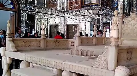 تصاویر تخت مرمر کاخ گلستان