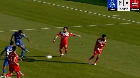 خلاصه بازی فولاد هرمزگان 0 - استقلال 2