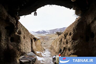 عکس: طبیعت برفی روستای دستکند میمند