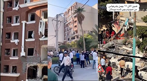 هشت ویدیو از انفجار سنگین بندرعباس