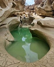 عکس: تنگه زیبای چاکاویر در جزیره قشم