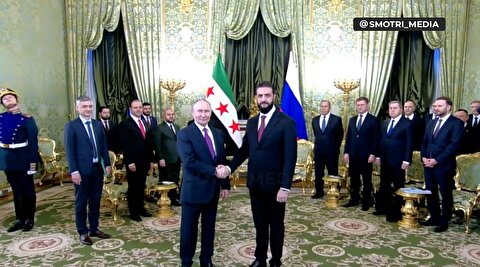 استقبال گرم پوتین از ابومحمد الجولانی را ببینید