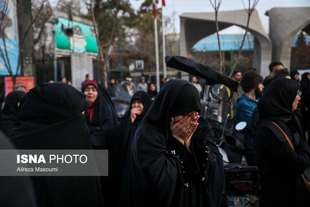 اجتماع مردم خشمگین در تهران و شهرهای ایران
