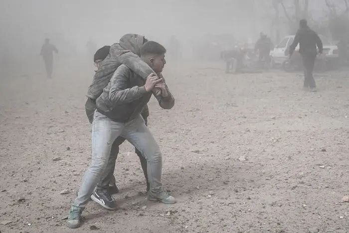 مجروحین حمله دیروز اسرائیل به میدان فردوسی