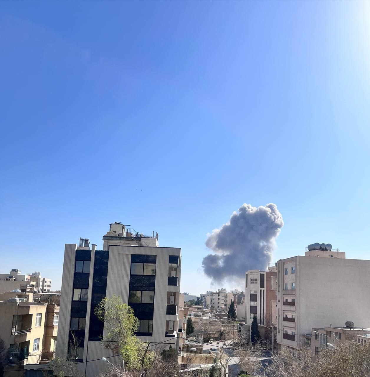 نخستین تصویر از انفجار در اصفهان