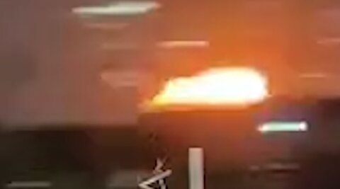 4 ویدیو از لحظه اصابت پهپاد ایران به کنسولگری آمریکا