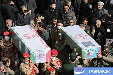 عکس: تشییع پیکر شهدای حملات آمریکایی صهیونی در همدان