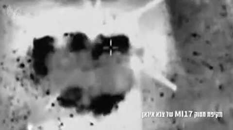 هدف قرار دادن نقاشی‌های هلی کوپترهای ایران!