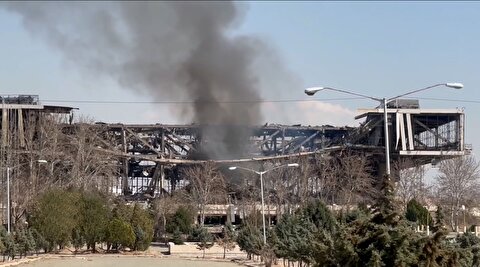 تصاویر حمله اسرائیل به ورزشگاه آزادی و تخریب وحشتناک