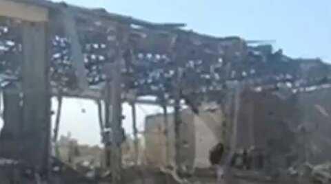 تصاویر ورزشگاه بعثت پس از بمباران رژیم اسرائیل