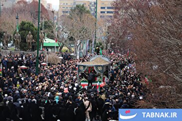 عکس: تشییع پیکر شهدای تجاوز آمریکایی - صهیونی در تبریز