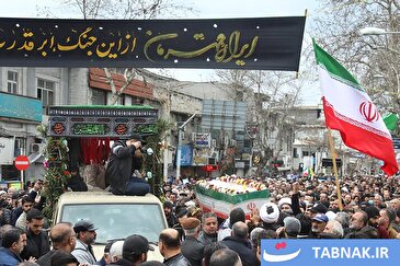 عکس: تشییع پیکر شهدای تجاوز آمریکایی - صهیونی در قائمشهر