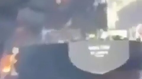 تصاویر نفتکش تازه‌ای که در تنگه هرمز هدف قرار گرفت