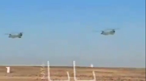 تصاویر هلی بورن آمریکایی‌ها در صحرای نجف