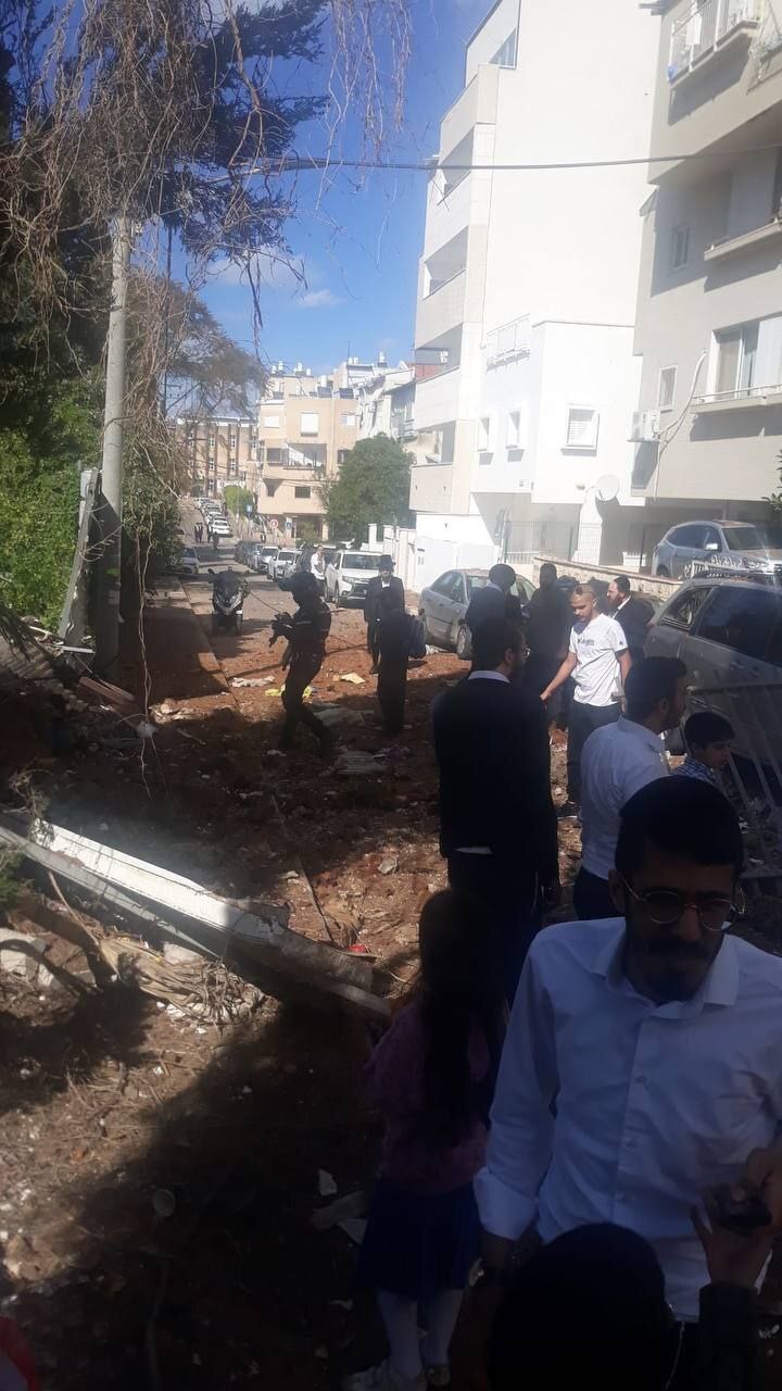 وضعیت تلآویو پساز اصابت موشک ایرانی وضعیت تلآویو پساز اصابت موشک ایرانی