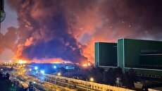 پالایشگاه نفت تهران سالم است؛حمله به انبار نفت مجاور