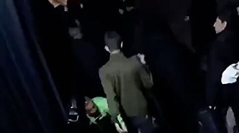 حرکت کارمند شریف متروی اصفهان پس از حمله آمریکا