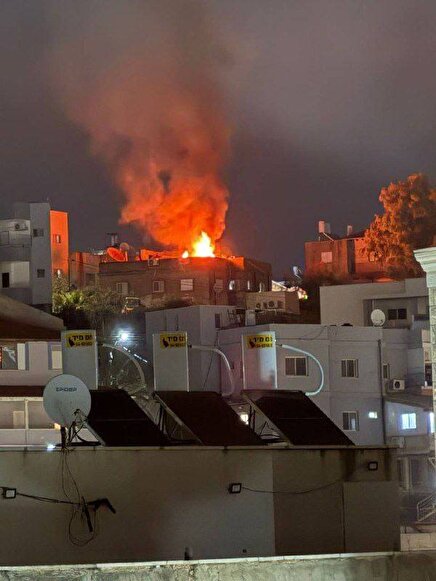 عکس: تصویری از انفجار در شمال سرزمین‌های اشغالی