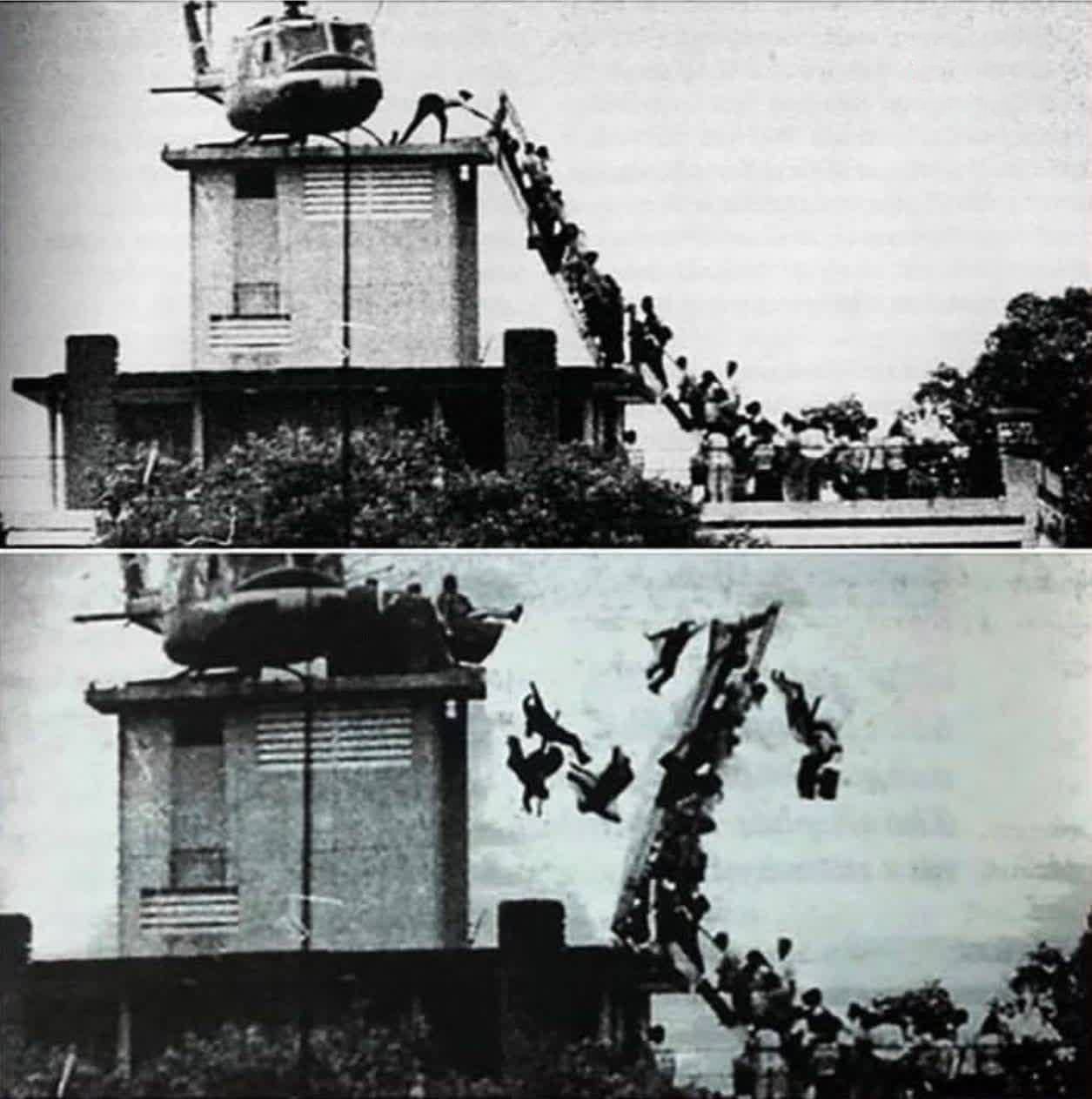 عبرت تاریخ برای وطن&zwnj;فروشان؛ هلی&zwnj;کوپتر آمریکایی و پشت&zwnj;بام را فراموش نکنید!