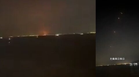 دریبل 4 موشک پاتریوت توسط موشک بالستیک!