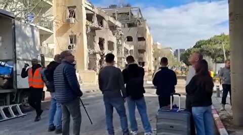 تصاویر راشاتودی از خسارات وارده به تل‌آویو