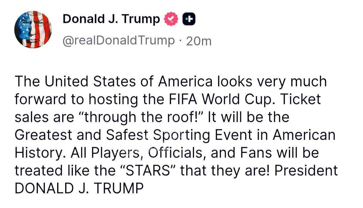 ایده بازپس&zwnj;گیری میزبانی جام جهانی از آمریکا/ سکوت فیفا و عقب&zwnj;نشینی دونالد ترامپ؛ اینجا امن است!