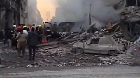 تصاویر ویرانی خانه‌های شیخ صدوق اصفهان پس از حمله