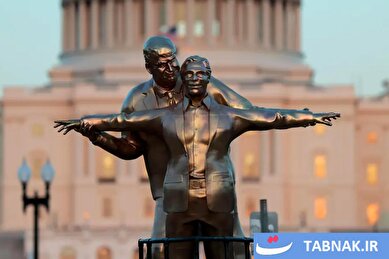 عکس: بنای شرم؛ ترامپ و اپستین در نقش تایتانیک